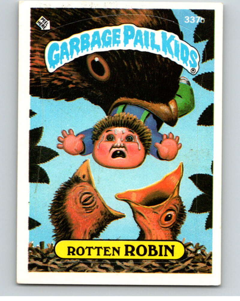 1987 Topps Garbage Pail Kids Series 9 #337B Rotten Robin V73592 Image 1