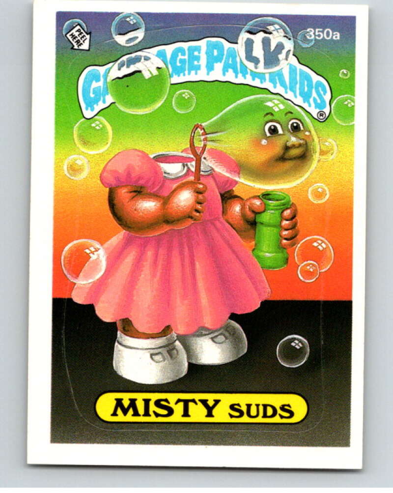 1987 Topps Garbage Pail Kids Series 9 #350A Misty Suds V73625 Image 1