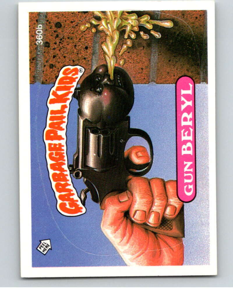 1987 Topps Garbage Pail Kids Series 9 #360B Gun Beryl V73649 Image 1