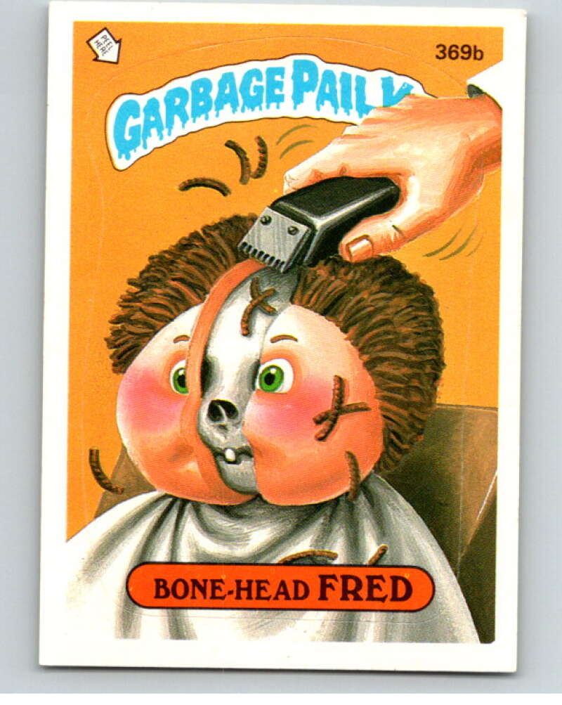 1987 Topps Garbage Pail Kids Series 9 #369B Bone-Head Fred V73675 Image 1