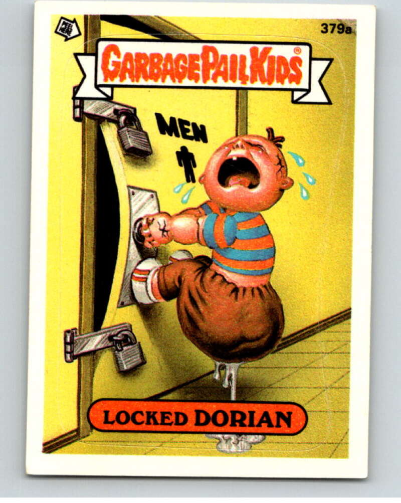 1987 Topps Garbage Pail Kids Series 10 #379A Locked Dorian V73701 Image 1