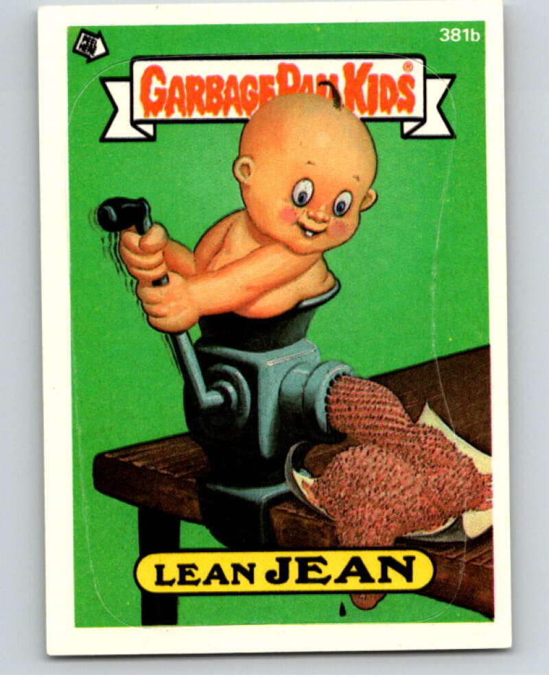 1987 Topps Garbage Pail Kids Series 10 #381B Lean Jean V73707 Image 1