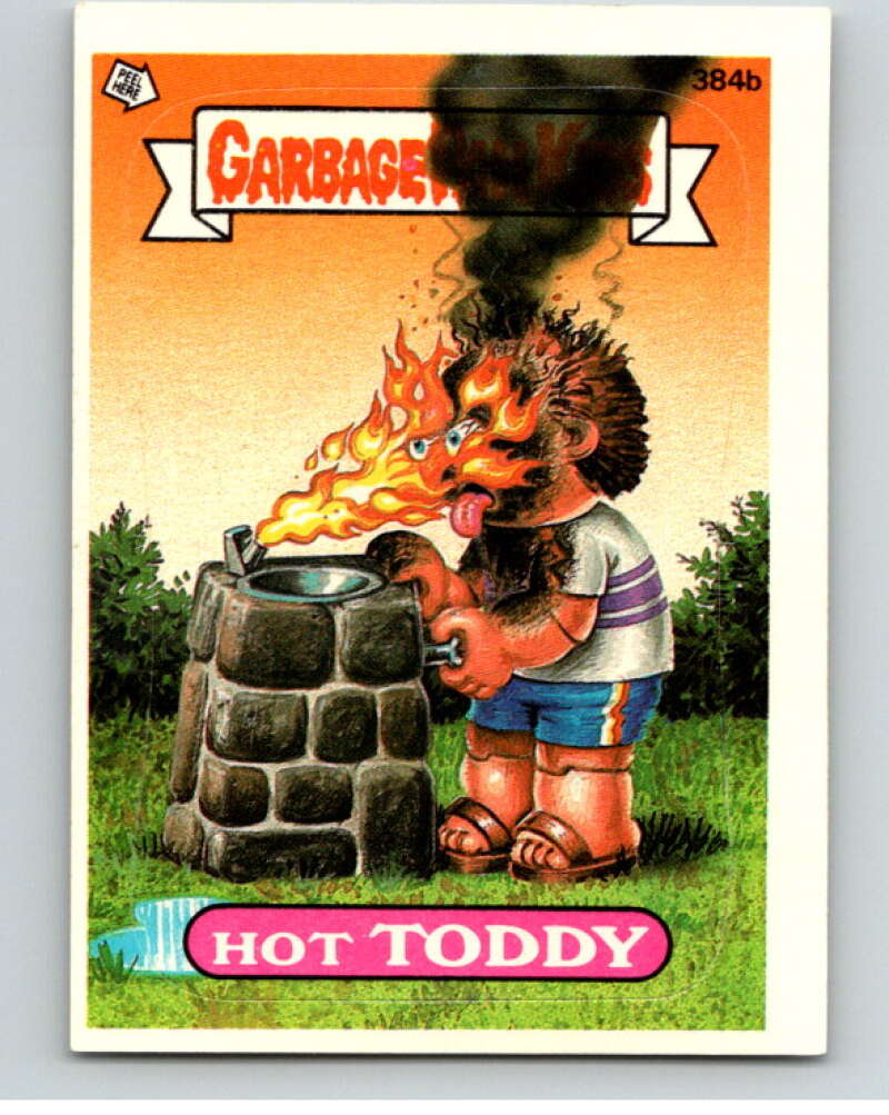 1987 Topps Garbage Pail Kids Series 10 #384B Hot Toddy V73711 Image 1