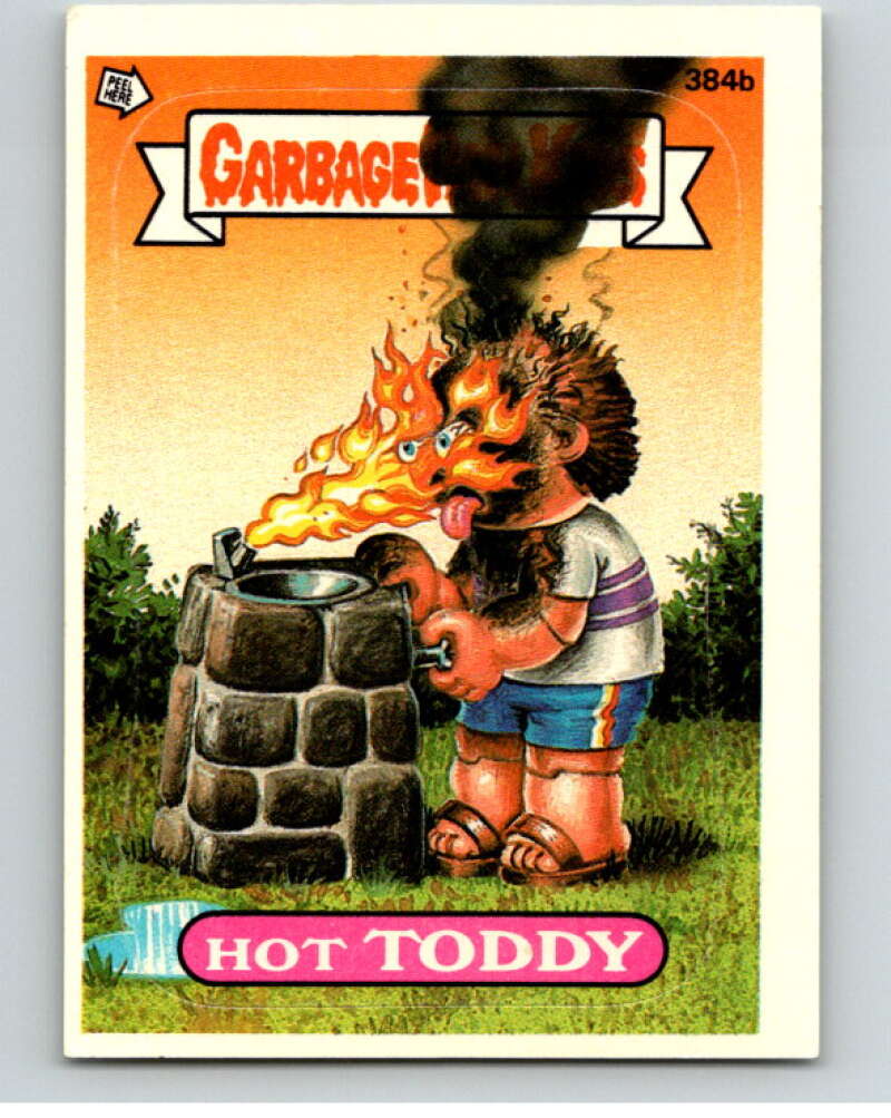 1987 Topps Garbage Pail Kids Series 10 #384B Hot Toddy V73713 Image 1
