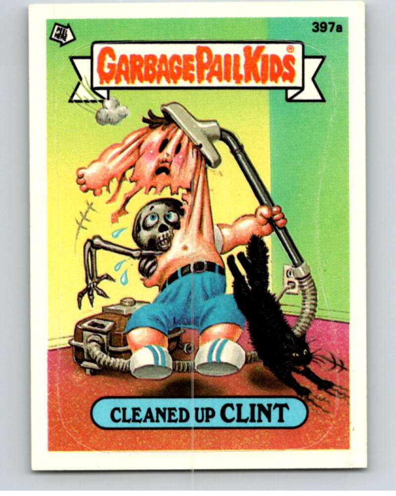 1987 Topps Garbage Pail Kids Series 10 #397A Cleaned Up Clint V73740 Image 1