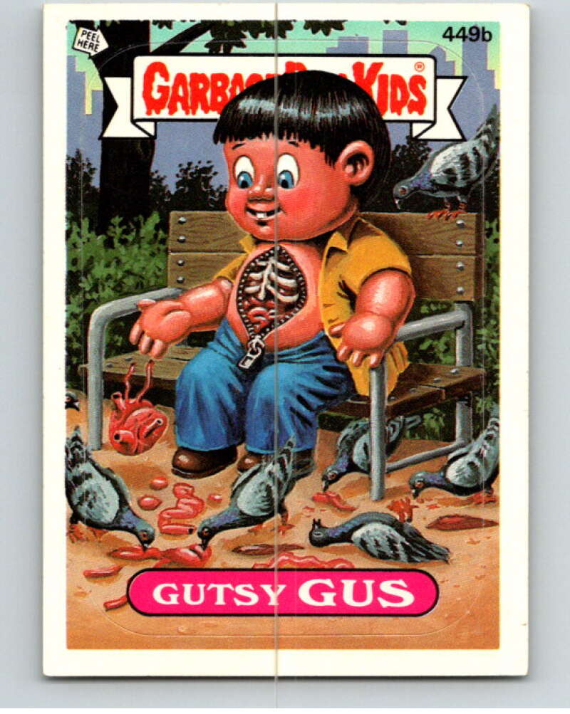 1987 Topps Garbage Pail Kids Series 11 #449B Gutsy Gus V73777 Image 1
