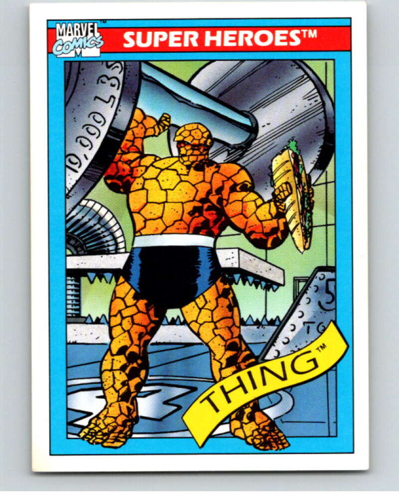 1990 Impel Marvel Universe #6 The Thing V73788 Image 1