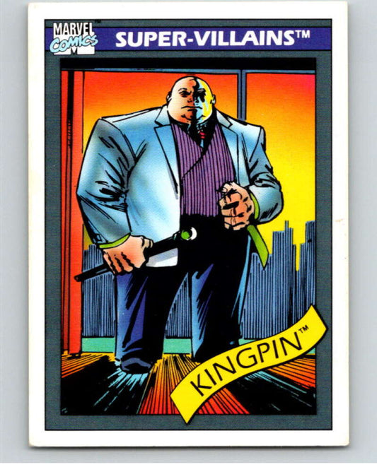 1990 Impel Marvel Universe #52 Kingpin   V73793 Image 1