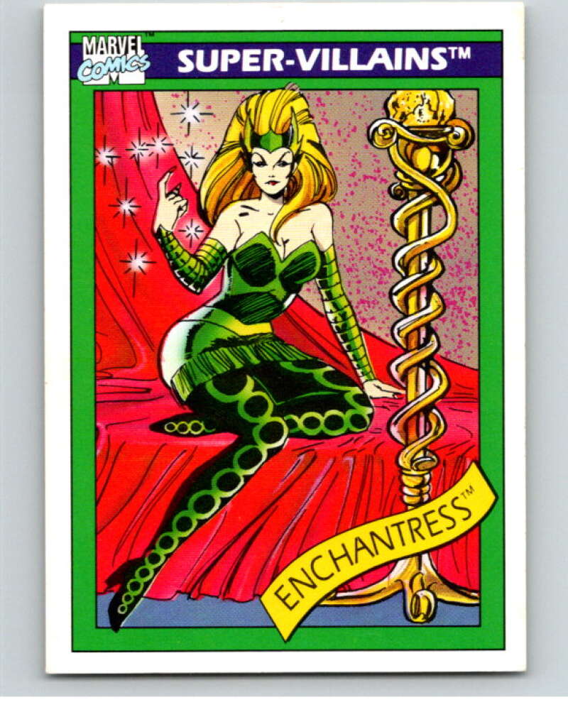 1990 Impel Marvel Universe #62 Enchantress V73795 Image 1