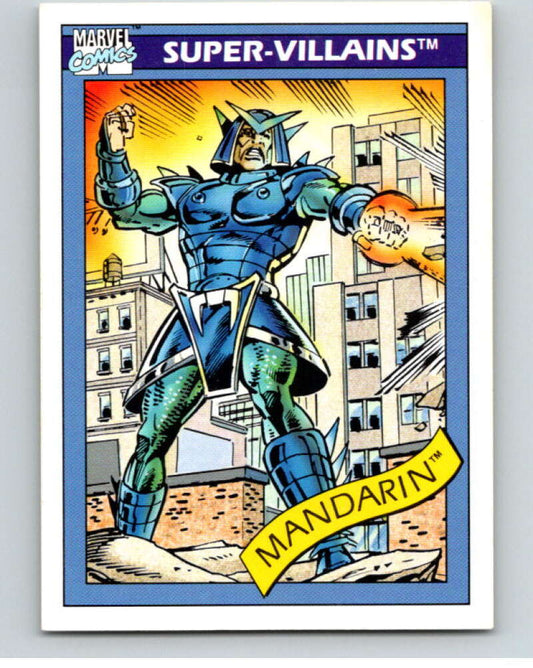 1990 Impel Marvel Universe #76 Mandarin   V73800 Image 1