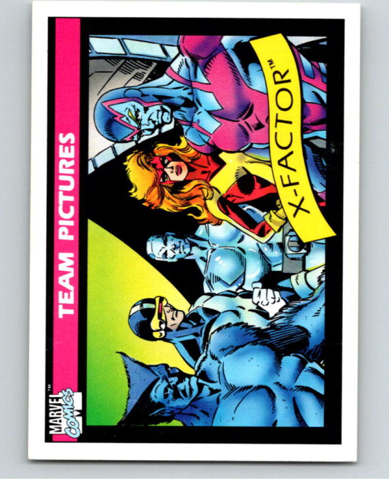 1990 Impel Marvel Universe #143 Team Pictures: X-Factor V73813 Image 1