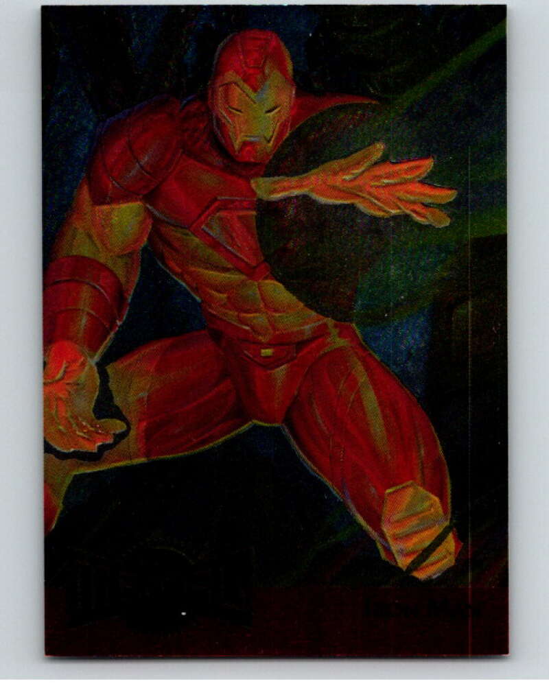 1995 Marvel Metal Metal Blasters #7 Iron Man V73821 Image 1