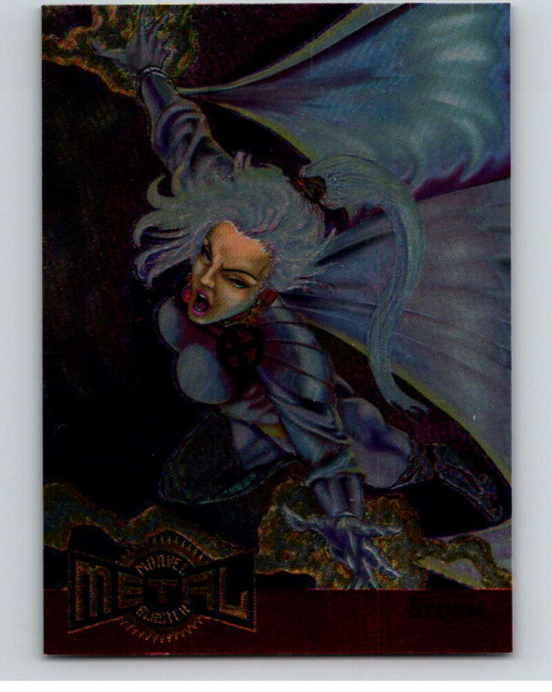 1995 Marvel Metal Metal Blasters #13 Storm V73822 Image 1