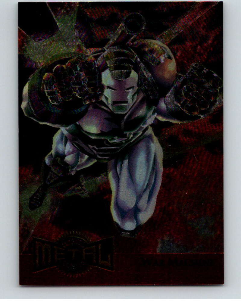 1995 Marvel Metal Metal Blasters #17 War Machine V73823 Image 1