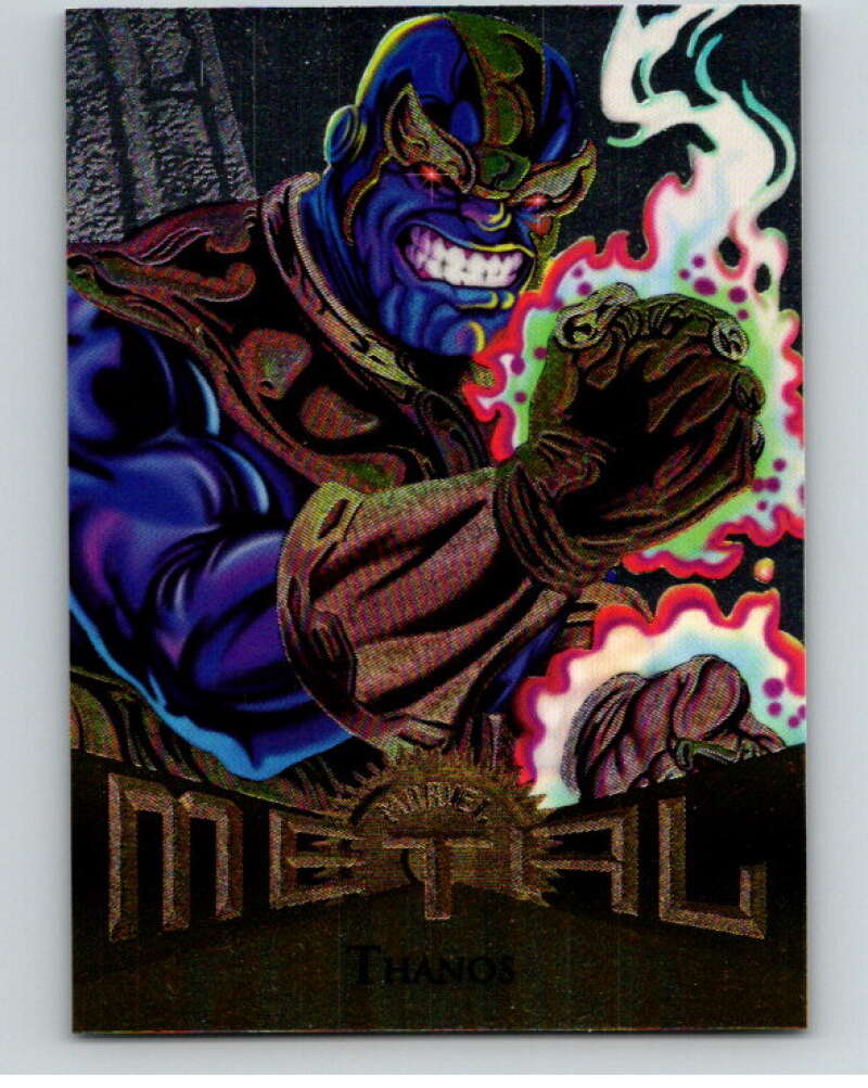 1995 Marvel Metal Silver Flasher #19 Thanos V73824 Image 1