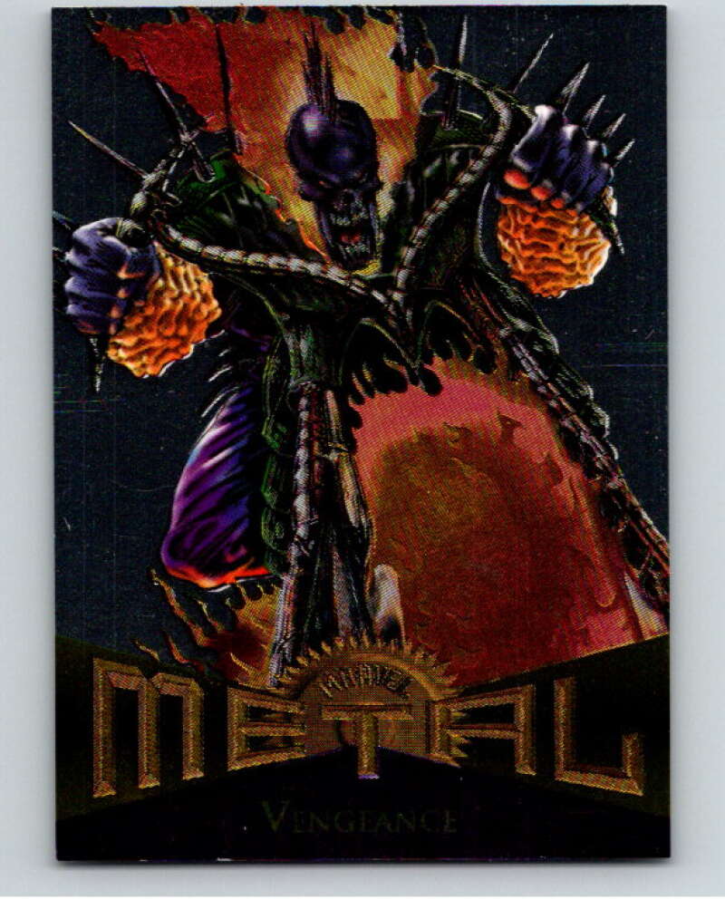 1995 Marvel Metal Silver Flasher #62 Vengeance V73825 Image 1