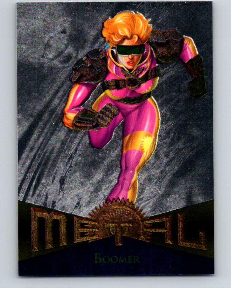 1995 Marvel Metal Silver Flasher #87 Boomer V73826 Image 1