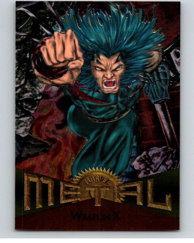 1995 Marvel Metal #9 Weapon X V73830 Image 1