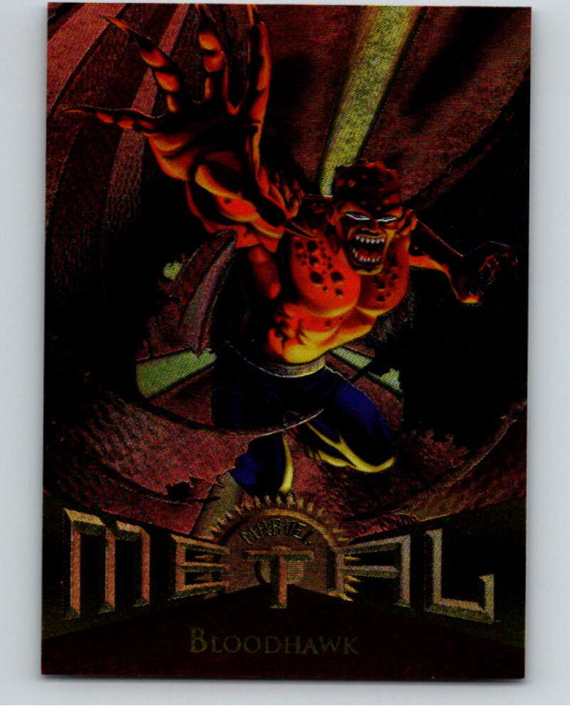 1995 Marvel Metal #43 Bloodhawk V73837 Image 1
