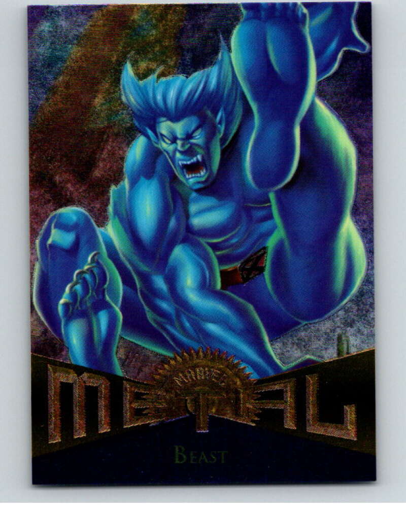 1995 Marvel Metal #85 Beast V73846 Image 1