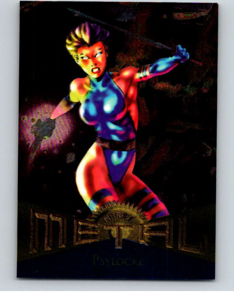 1995 Marvel Metal #112 Psylocke V73853 Image 1