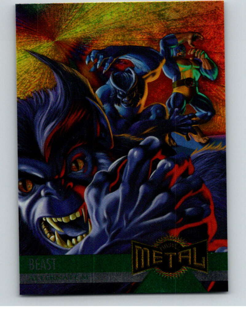 1995 Marvel Metal #126 Beast V73858 Image 1