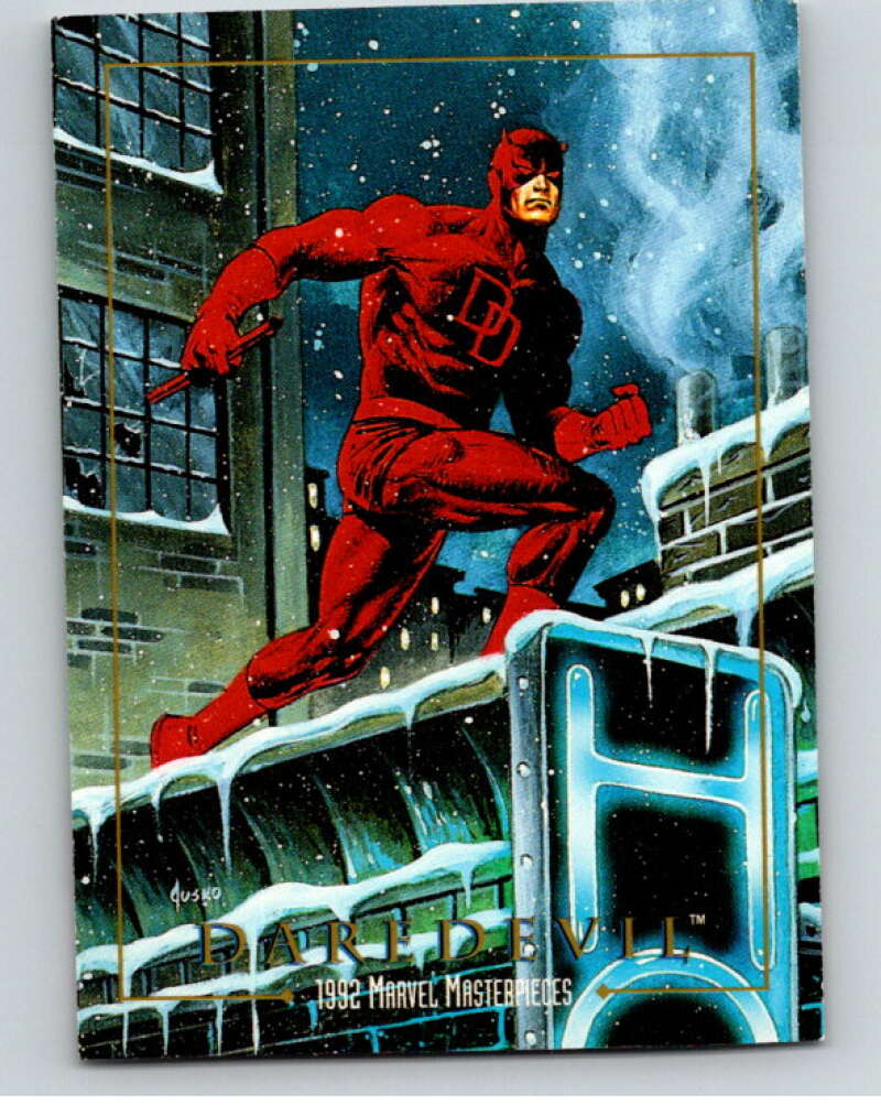 1992 Skybox Marvel Masterpieces #12 Daredevil V73871 Image 1