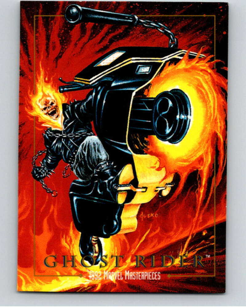 1992 Skybox Marvel Masterpieces #37 Ghost Rider V73875 Image 1