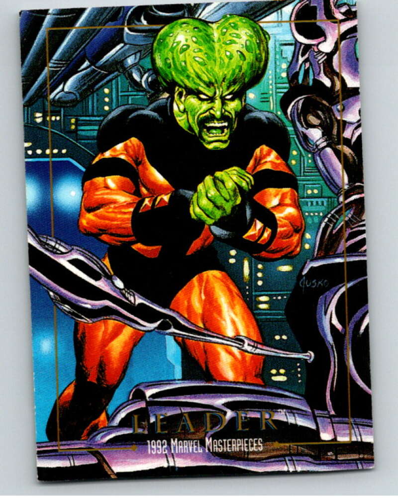 1992 Skybox Marvel Masterpieces #42 Leader V73877 Image 1