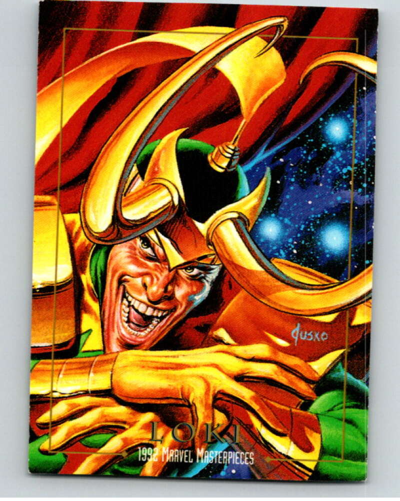 1992 Skybox Marvel Masterpieces #50 Loki V73879 Image 1
