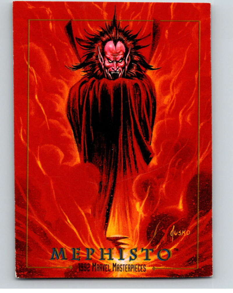1992 Skybox Marvel Masterpieces #54 Mephisto V73880 Image 1
