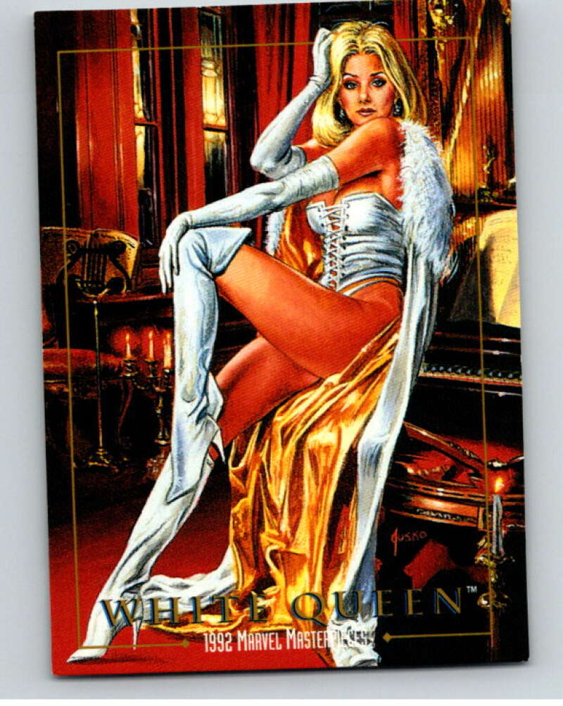 1992 Skybox Marvel Masterpieces #95 White Queen V73882 Image 1