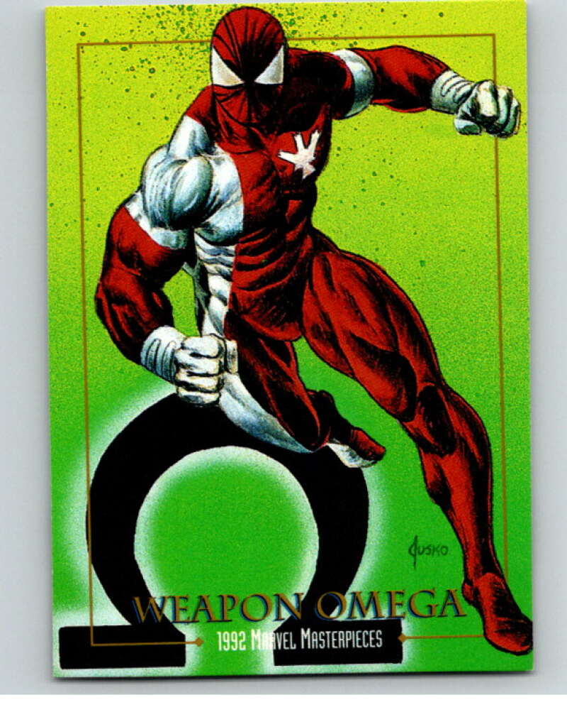 1992 Skybox Marvel Masterpieces #96 Weapon Omega V73883 Image 1