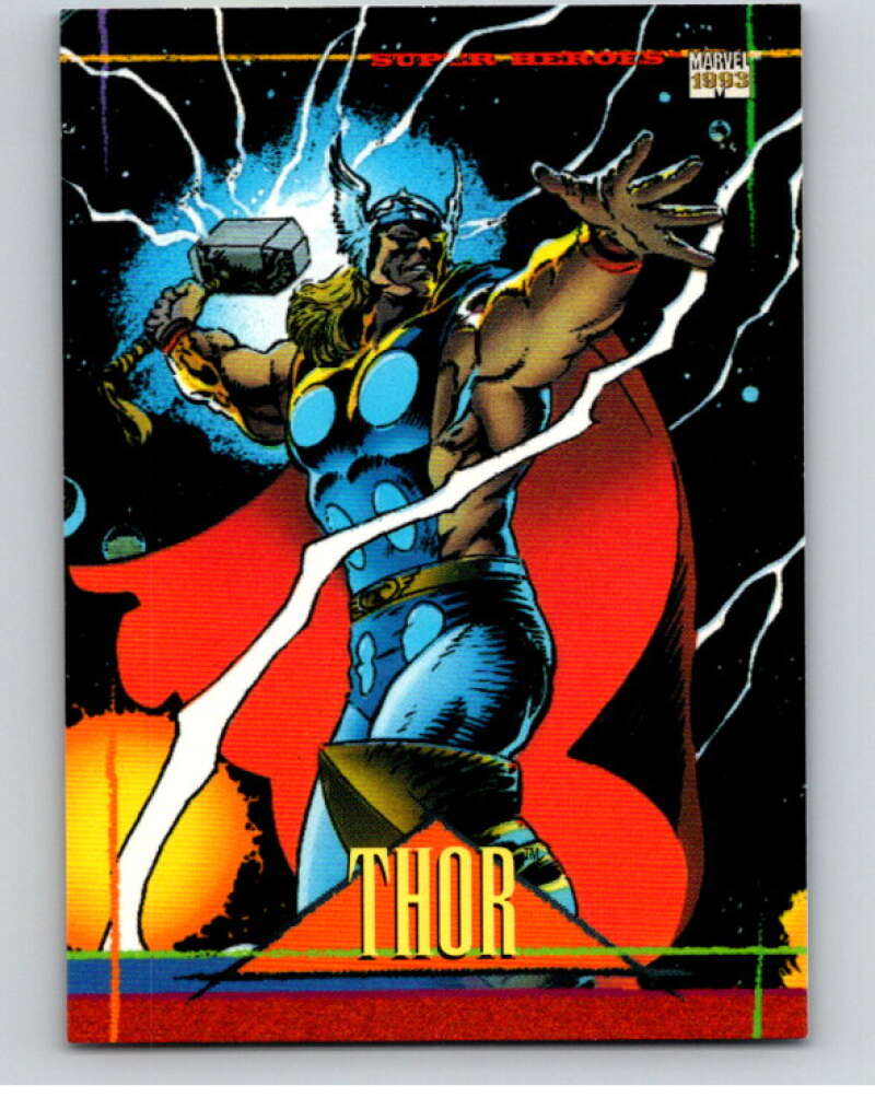 1993 SkyBox Marvel Universe #53 Thor V73887 Image 1