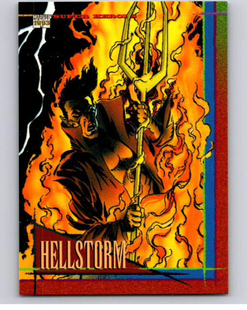 1993 SkyBox Marvel Universe #54 Hellstorm V73888 Image 1