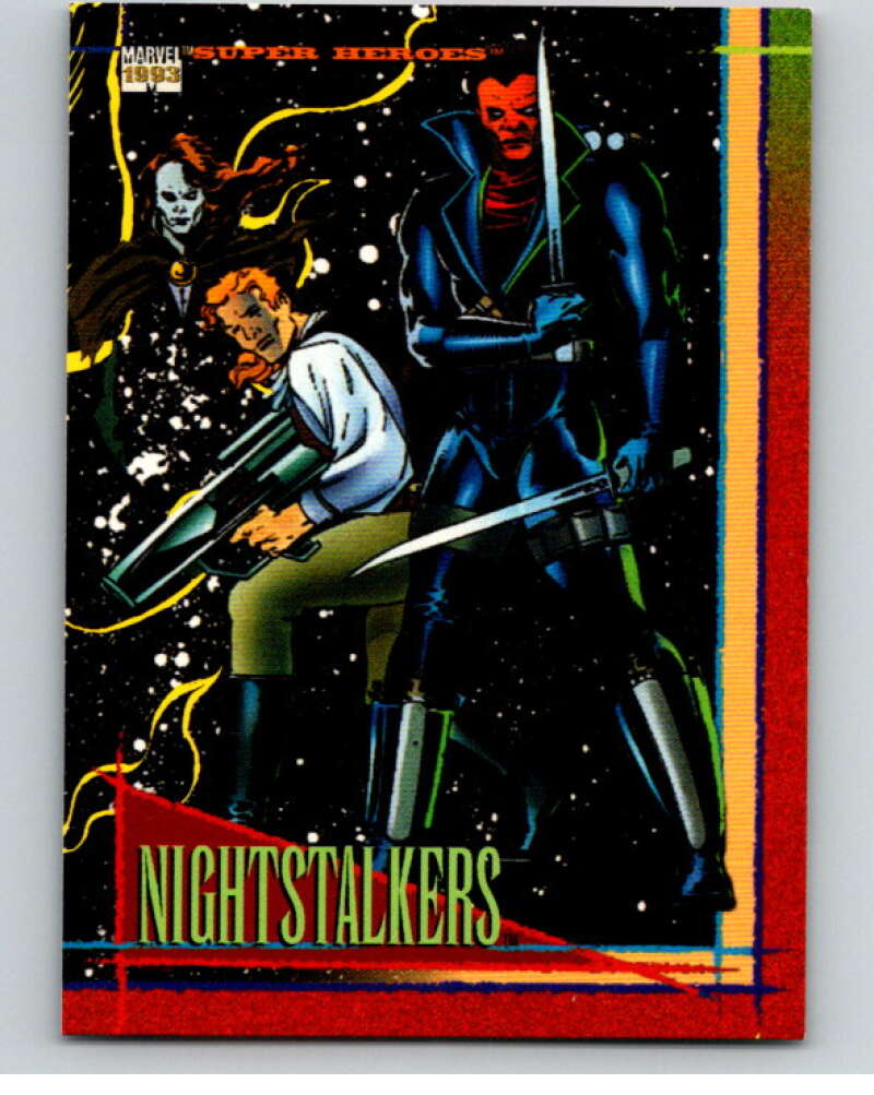 1993 SkyBox Marvel Universe #108 Nightstalkers V73899 Image 1
