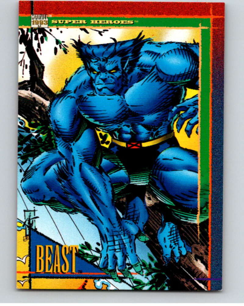 1993 SkyBox Marvel Universe #111 Beast V73902 Image 1