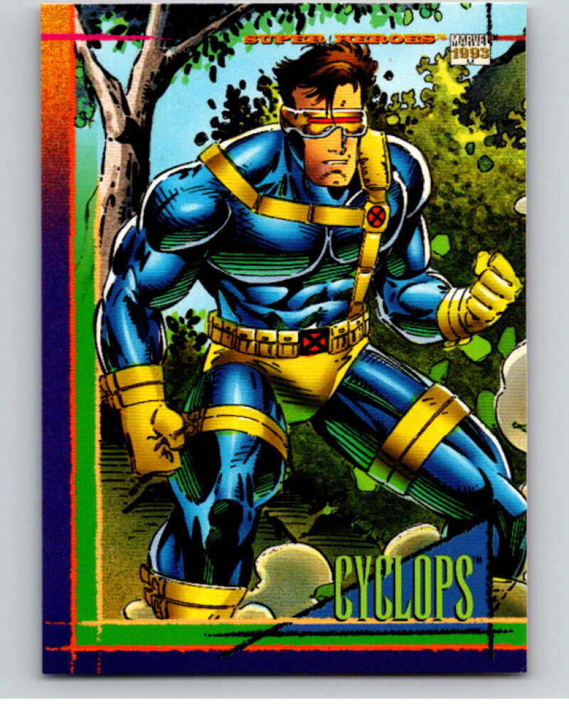 1993 SkyBox Marvel Universe #115 Cyclops V73906 Image 1