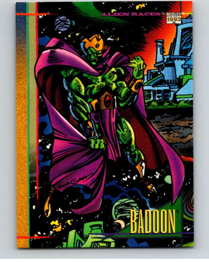 1993 SkyBox Marvel Universe #121 Badoon V73912 Image 1