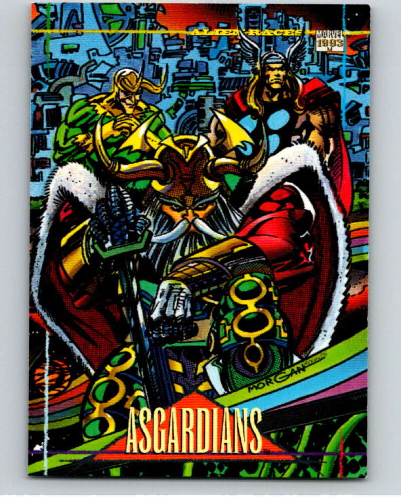 1993 SkyBox Marvel Universe #122 Asgardians V73913 Image 1