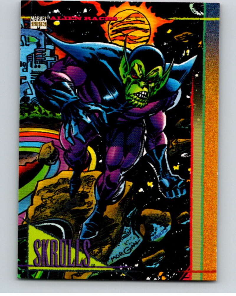 1993 SkyBox Marvel Universe #123 Skrulls V73914 Image 1