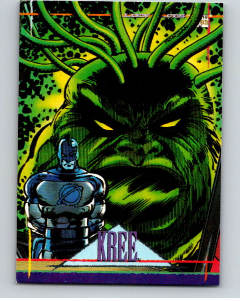1993 SkyBox Marvel Universe #125 Kree V73916 Image 1