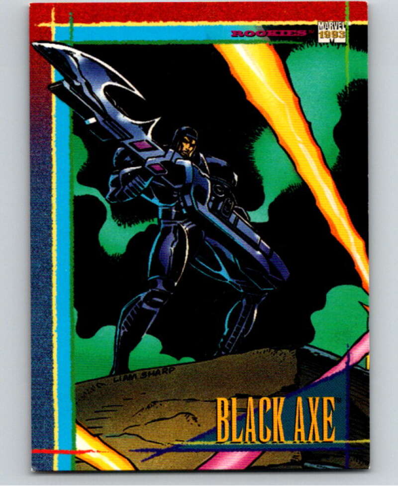 1993 SkyBox Marvel Universe #127 Black Axe V73917 Image 1