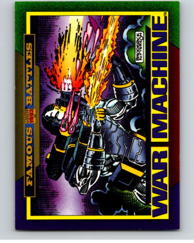 1993 SkyBox Marvel Universe #151 War Machine/Iron Man V73938 Image 1