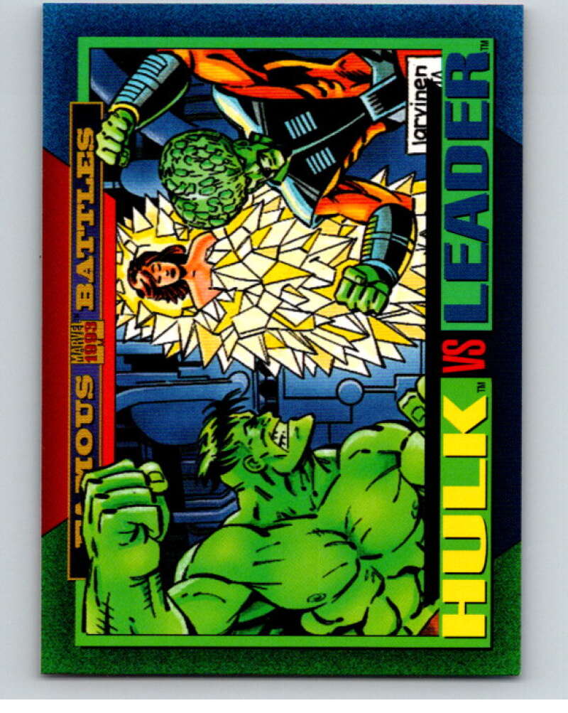 1993 SkyBox Marvel Universe #158 Hulk/Leader V73944 Image 1