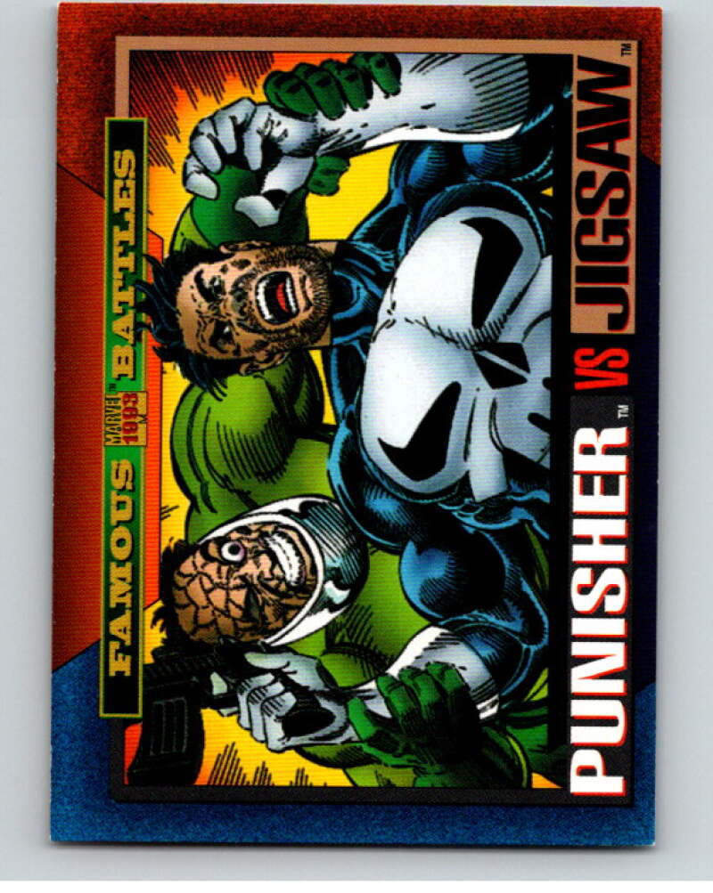 1993 SkyBox Marvel Universe #163 Punisher/Jigsaw V73949 Image 1