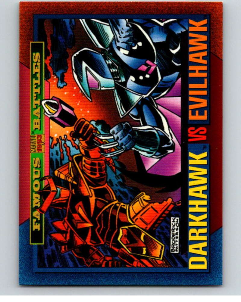 1993 SkyBox Marvel Universe #166 Darkhawk/Evilhawk V73952 Image 1