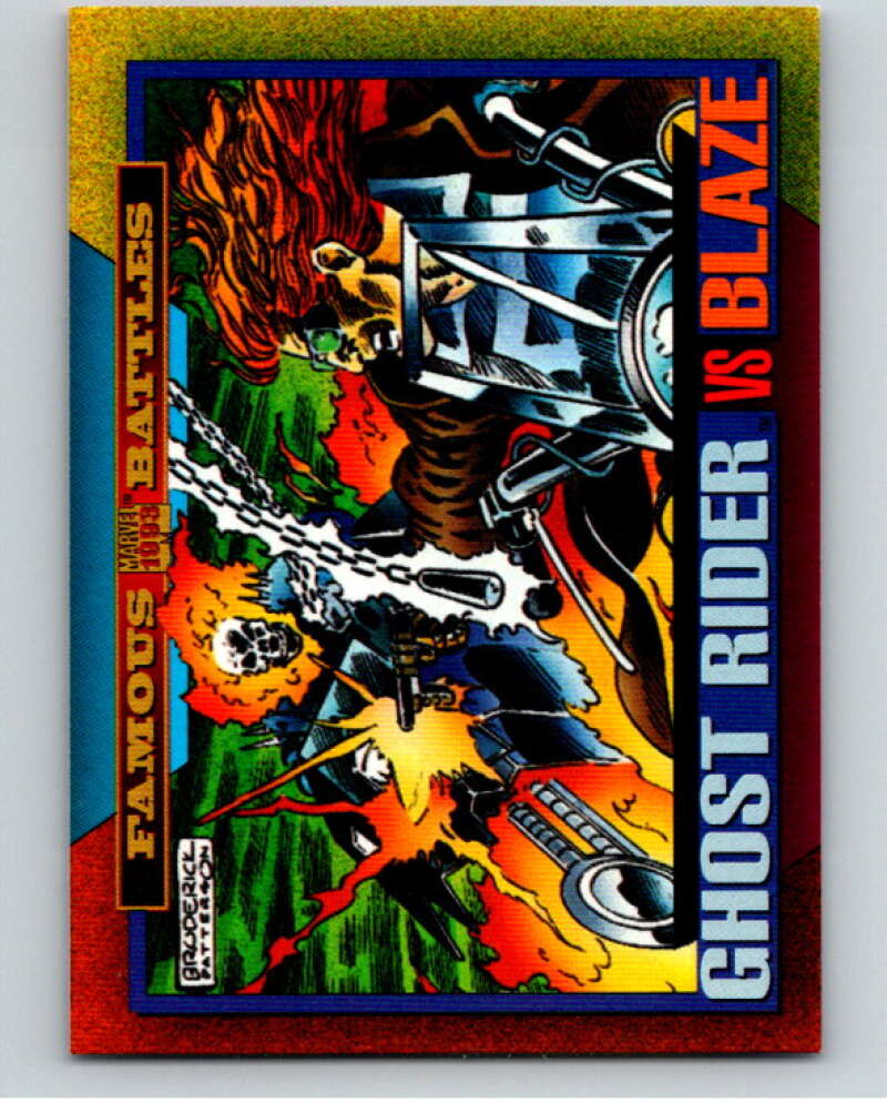 1993 SkyBox Marvel Universe #172 Ghost Rider/Blaze V73957 Image 1
