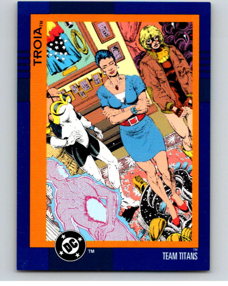 1993 SkyBox DC Cosmic Teams #71 Troia V73967 Image 1
