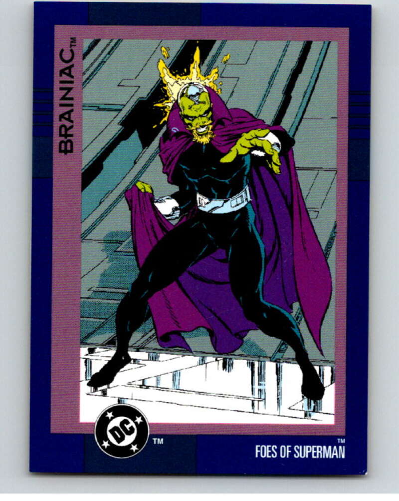 1993 SkyBox DC Cosmic Teams #133 Brainiac   V73976 Image 1